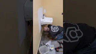 Installation of Handicapped Sink