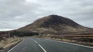 Driving in the north west of Scotland - A82 Ballachullish and Glencoe to Tyndrum