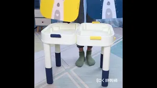 Многофункциональный стол для детей со стулом и набором игрушек // Легостол