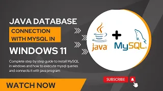 Java Program Connection with MySQL Database in sublime text, Java database connectivity,#mysql,#jdbc