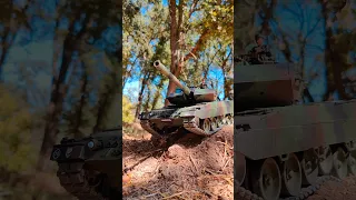 💥#Leopard 2 A6 changes position to shooting #shorts #tanks #leopard2 #military #rc #front