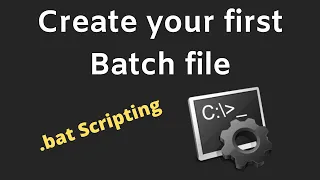 How to Create a Batch (.bat) File in Windows