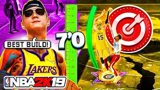 I Made My 2K19 7'0 STRETCH BIG BUILD in NBA 2K22! DEMIGOD CENTER BUILD! Best Build 2k22