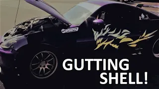 1jz 350z Swap Build! Gutting the Shell for the JZ