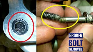 How to remove broken bolt | How to remove broken and stuck bolt without drilling machine