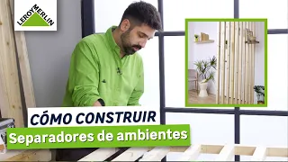 Cómo construir separadores de ambientes | LEROY MERLIN