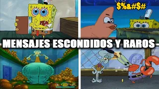 15 Mensajes Escondidos y Extraños de Bob Esponja que NO Conoces