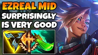 Turns out Ezreal Mid feels pretty great to play (Actual AD Ezreal and not AP)