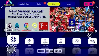 eFootball PES 2023 PPSSPP English Version Peter Drury Commentary New Updates Latest Winter Transfers