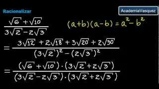 Racionalización, Ejercicio 7