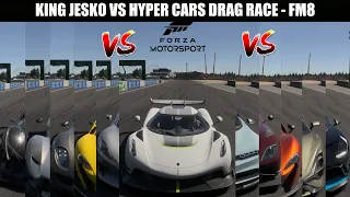 FORZA MOTORSPORT (2023) - IS KOENIGSEGG JESKO IS STILL THE KING OF DRAG? |JESKO VS THE WORLD IN FM8|