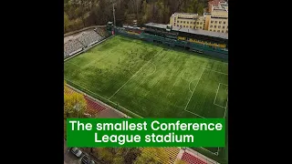 Smallest UECL Stadium #uecl #conferenceleague #shorts