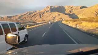 Arizona's Virgin River Gorge in the "Golden Hour" Northbound Interstate 15 - BigRigTravels 7/29/20