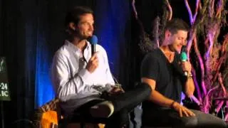 VanCon2014 J2 Panel(clip) - Thomas saying Hi to Uncle Jensen