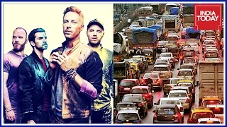 Massive Traffic Jams Due To 'Cold Play' Concert In Mumbai