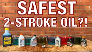 Which 2-stroke oil is safest for your small engine? Temperature testing 6 of the most popular oils!