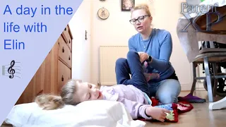 A day in the life with Elin - cerebral palsy girl and singing mummy