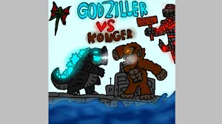 Godzilla vs Kong but poorly edited with Godzilla singular point trailer music