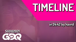 Timeline by havrd in 24:42 - Summer Games Done Quick 2021 Online