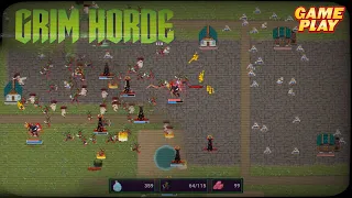 Grim Horde ★ Gameplay ★ PC Steam [ Free Demo ] fast arcade game with rogue-lite elements  2022
