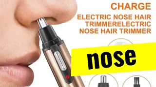 nose hair trimmer | nose hair cutting and Review #unboxing