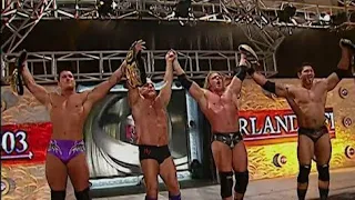 Evolution wins all the Gold Armageddon 2003