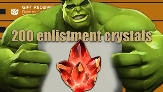 OPENING 200 ENLISTMENT CRYSTALS! (MCOC)