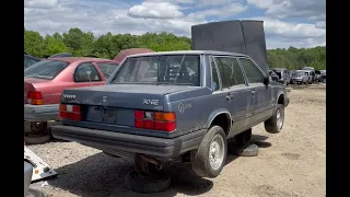 Junkyard Wanderings: 1985 Volvo 740