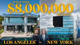What $8 Million buys you in NYC vs LA | ft. Enes Yilmazer