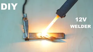 How to make mini Welding Machine with 12V battery