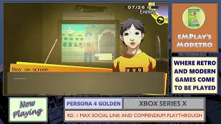 Persona 4 Golden - Xbox Series X - R1 MSLC Run - #147 - Sun (Rank 6) + Star (Rank 3)