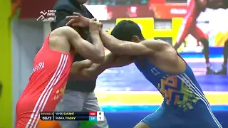 Wrestling Greco-Roman 51 KG U17 Boys Final - Vivek Vs Pankaj | Match | Khelo India Youth Games 2020