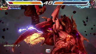 TEKKEN 7 Devil Jin survives Devil Kazuya RAGE ART!