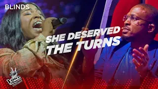 Adeola Oladipupo sings "What Now" | Blind Auditions | The Voice Nigeria Season 4