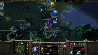 Warcraft III playing against AMAI undead Insane