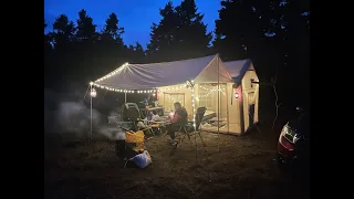 CAMPOUT ŞİŞME ÇADIRIMIZ İLE OZMUŞ YAYLASINDA KAMP YAPTIK :)