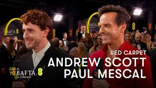 Andrew Scott and Paul Mescal discuss the reaction to All of Us Strangers | EE BAFTA Film Awards 2024