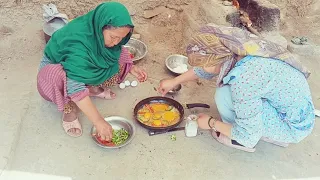 Morning Village Life in Afghanistan: Cooking easy, simple and delicious breakfast