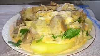 ПОСТНЫЕ БЛЮДА!!! ЖЮЛЬЕН С ГРИБАМИ!!! Gipsy cuisine