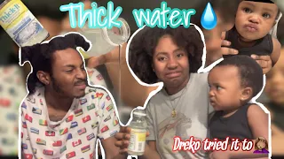 THICK WATER CHALLENGE🤮 |COULD NOT SWALLOW- (Dreko tried it) |MUST WATCH
