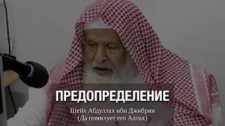 ПРЕДОПРЕДЕЛЕНИЕ Шейх Ибн Джибрин