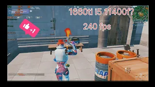 GeForce GTX 1660 ti -Intel Core i5-11400 F- Fortnite Battle Royale FPS Test i5-11400F(Chapter 4 S 3)