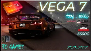 VEGA 7 (5600G) Test in 30+ Games         (2021-2022)