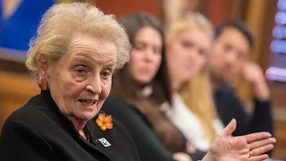 A Global Conversation with former US Secretary of State Madeleine Albright, Tanner Lecture Series
