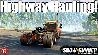 SnowRunner: NEW HIGHWAY HAULING MAP! (Highway Trucks are USEFUL NOW!)