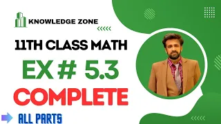 11th class math chapter 5 || 1st year math exercise 5.3 question number 1 to 8