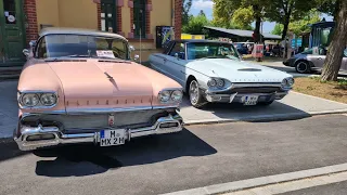 Strassenfest Oberhaching 2023 mit Oldtimer Durchfahrt.