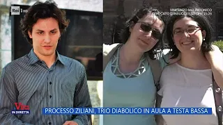 Processo Ziliani, trio diabolico in aula a testa bassa - La Vita in diretta 27/10/2022