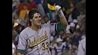 That's Why We Watch: Jose Canseco has a tense at bat vs Kelly Downs, Giants (1989 World Series Gm 3)