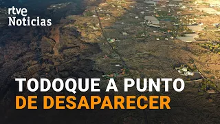 VOLCÁN de LA PALMA: INQUIETUD entre los vecinos por el AVANCE de la COLADA NORTE | RTVE Noticias